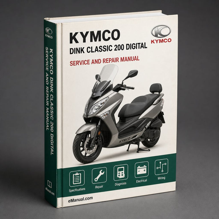 KYMCO DINK Classic 200 Digital Workshop Repair Manual