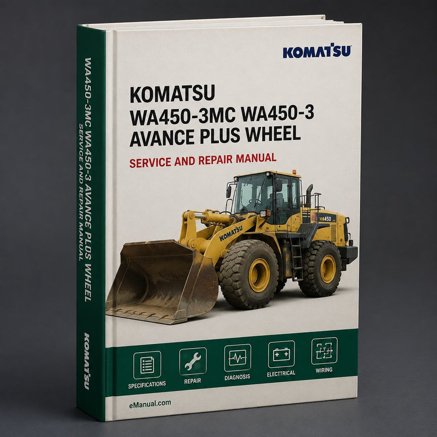 Download Komatsu WA450-3MC WA450-3 Avance Plus Wheel Loader Service Repair Workshop Manual PDF