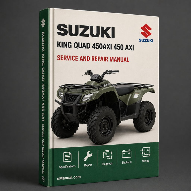 Download Suzuki King Quad 450AXi 450 AXi LT-A450X LTA450 07-10 Service Repair Manual PDF