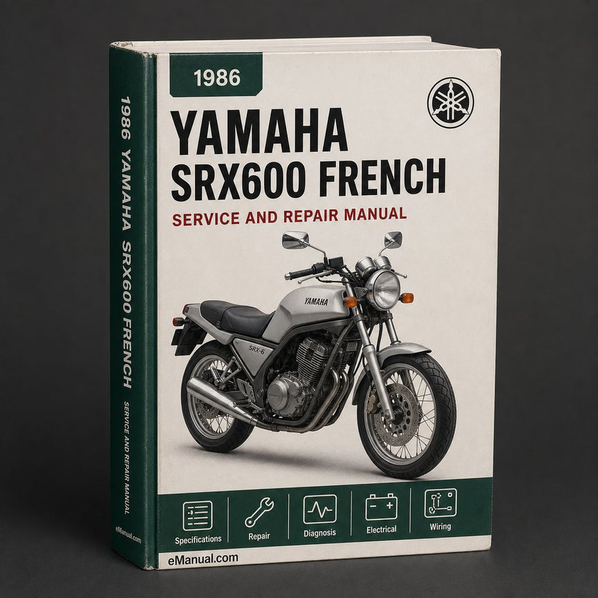 Yamaha SRX600 1986 Service Manual (French)