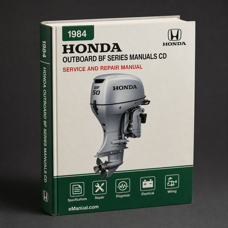 Honda Outboard BF Series Service Repair Manuals CD 1984-2004