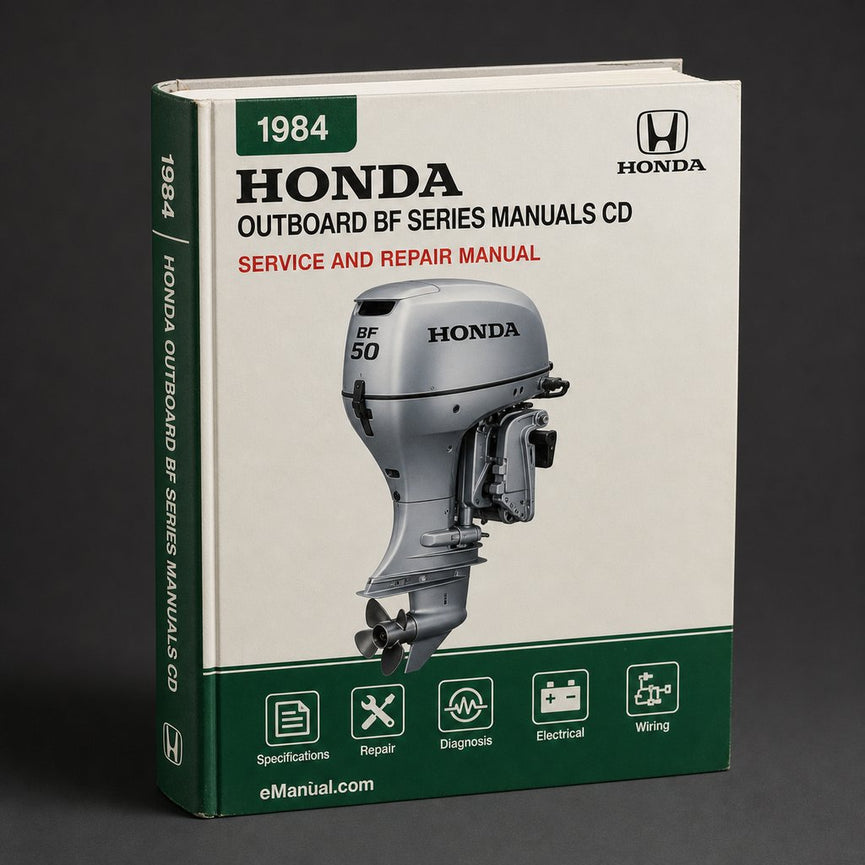 Honda Outboard BF Series Service Repair Manuals CD 1984-2004