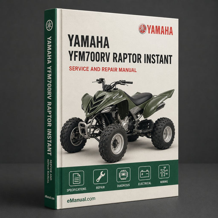 Yamaha YFM700RV Raptor Service Manual Instant Download PDF