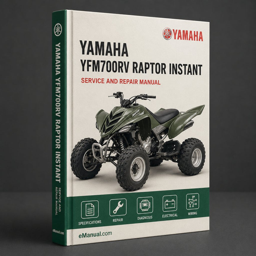 Yamaha YFM700RV Raptor Service Manual Instant Download PDF