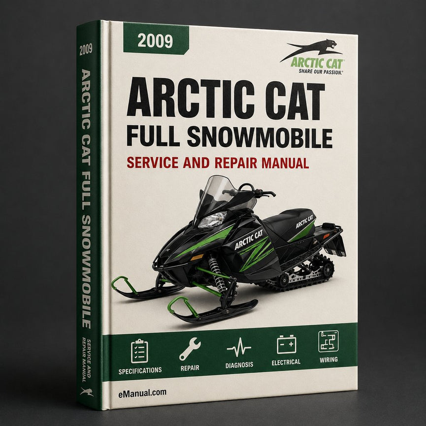 2009 Arctic Cat full snowmobile Service Repair Manual