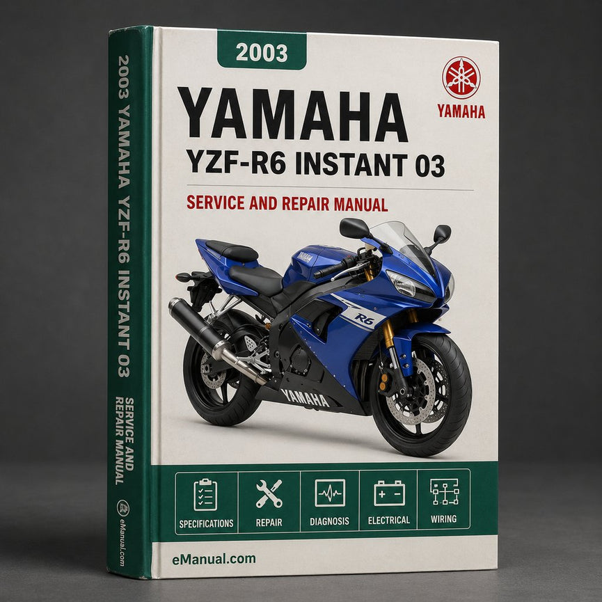 2003 Yamaha YZF-R6 Service Manual Instant Download 03 PDF