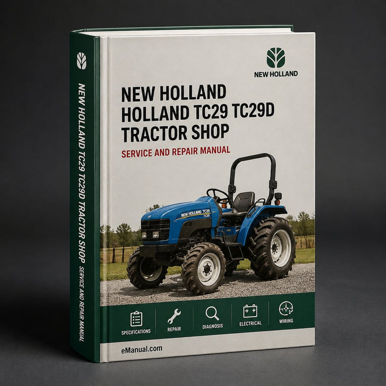 New Holland TC29 TC29D Tractor Service Repair Shop Manual Workshop