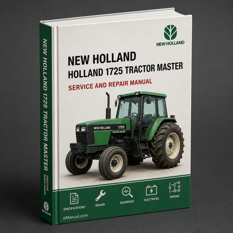 New Holland 1725 Tractor Illustrated Master Parts List Manual