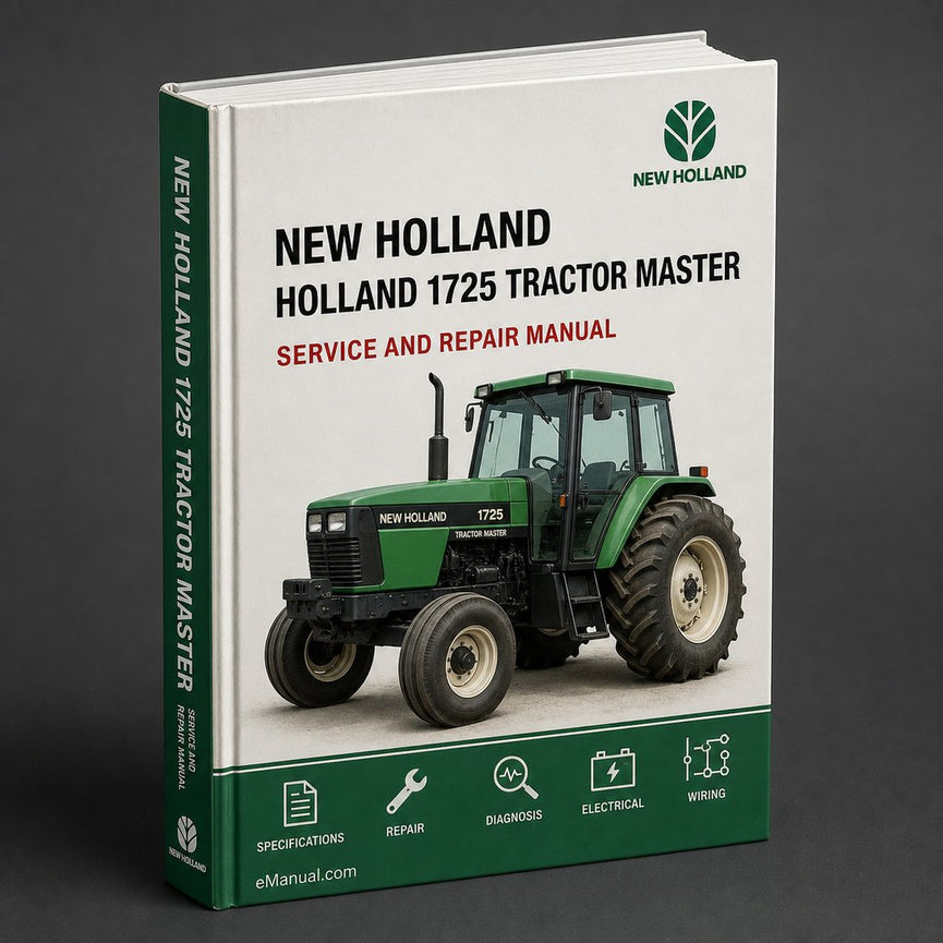 New Holland 1725 Tractor Illustrated Master Parts List Manual