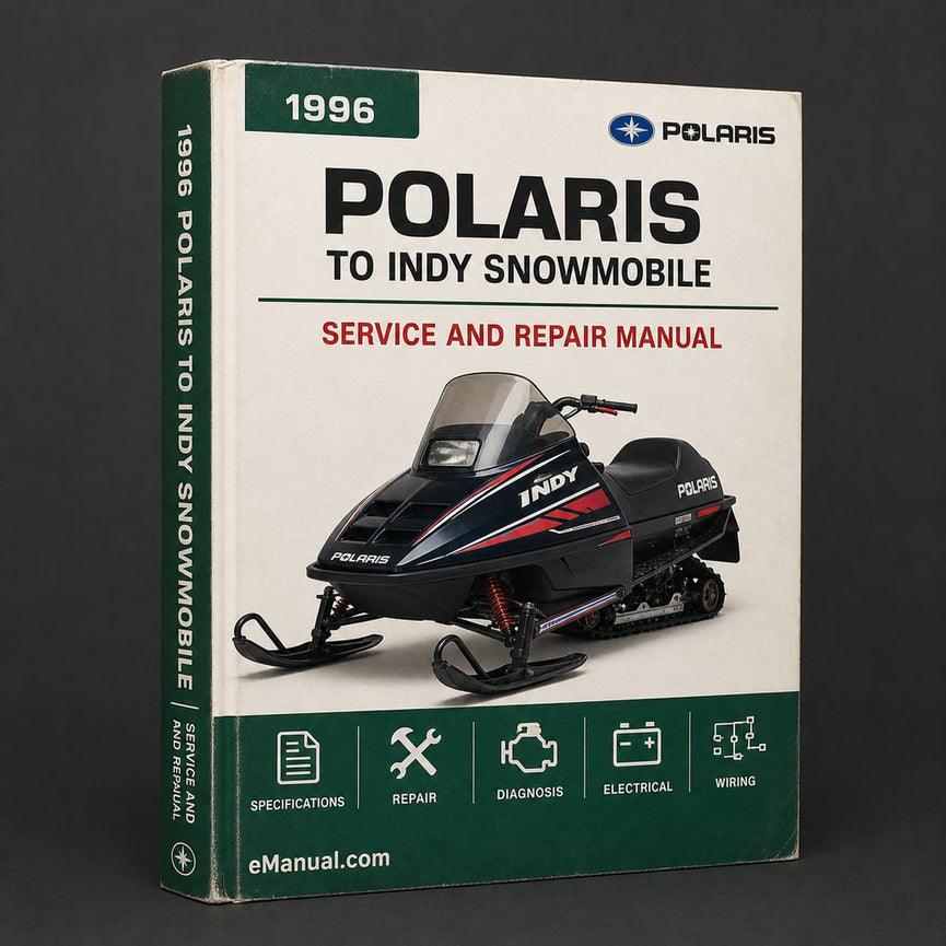 1996 to 1998 Polaris Indy snowmobile Service Manual