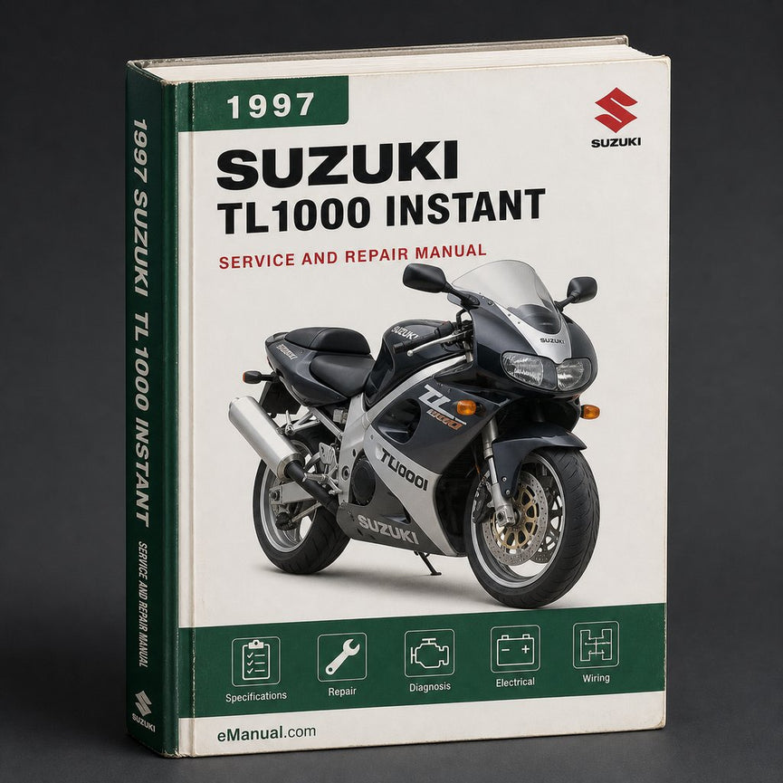 1997-2002 Suzuki TL1000 Service Manual Instant Download PDF