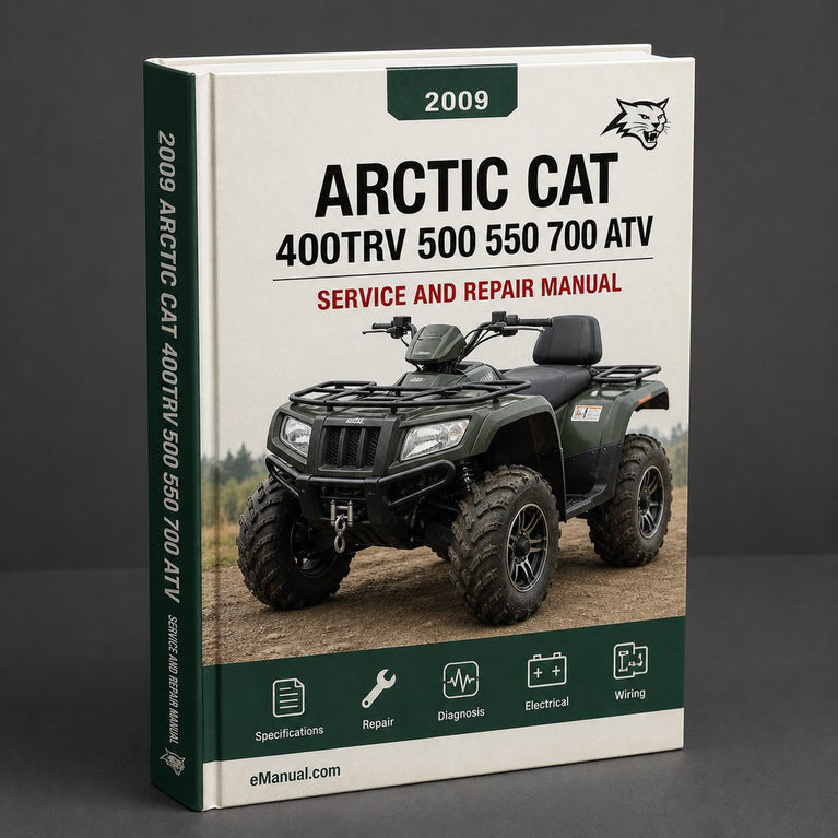 2009 Arctic Cat 400TRV 500 550 700 ATV Service Manual