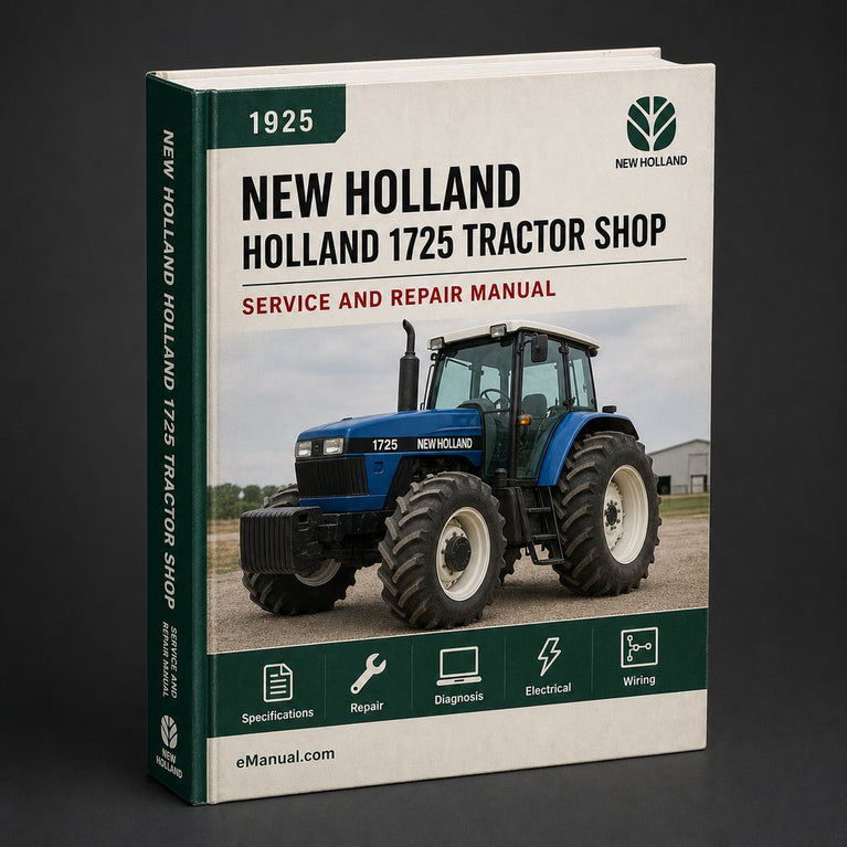 New Holland 1725 1925 Tractor Service Repair Shop Manual Workshop