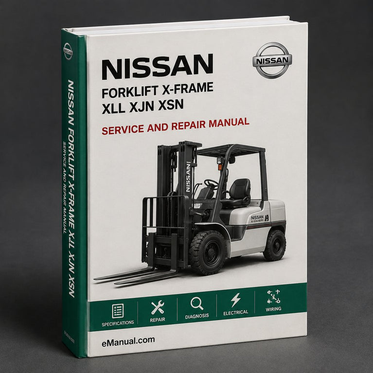 Nissan Forklift X-frame XLL XJN XSN XTF Series Service Repair Workshop Manual Download PDF