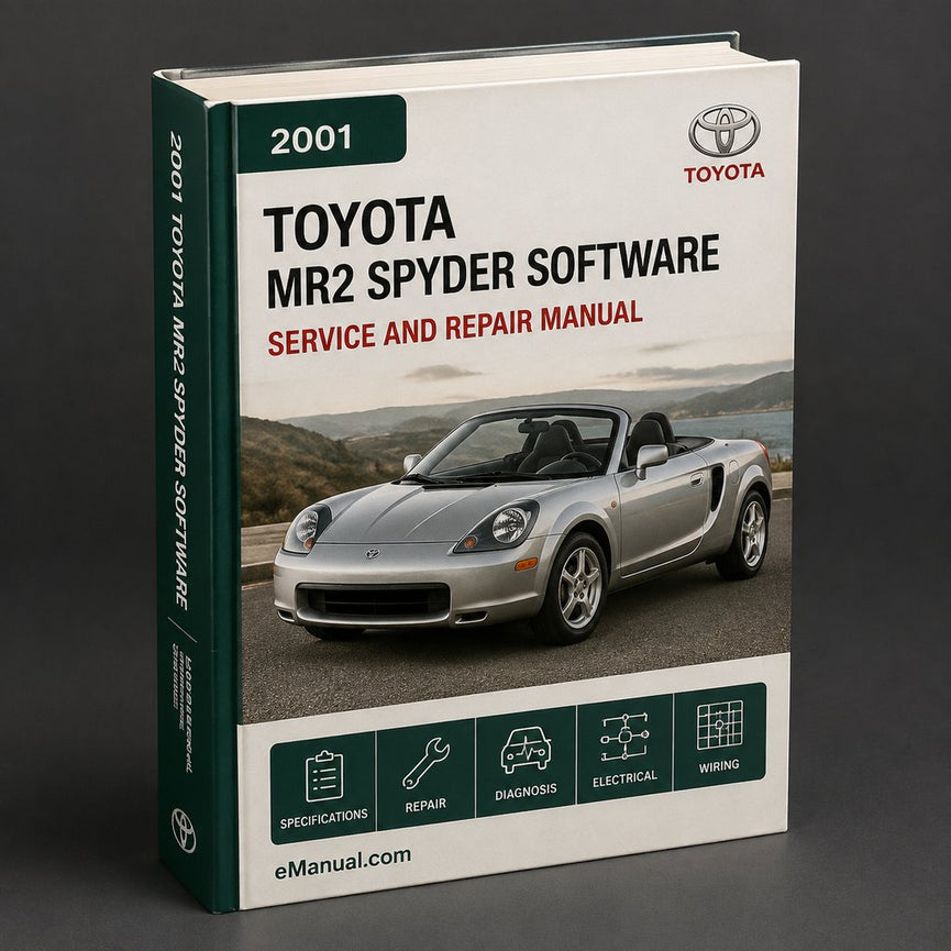 2001 Toyota MR2 Spyder Service & Repair Manual Software