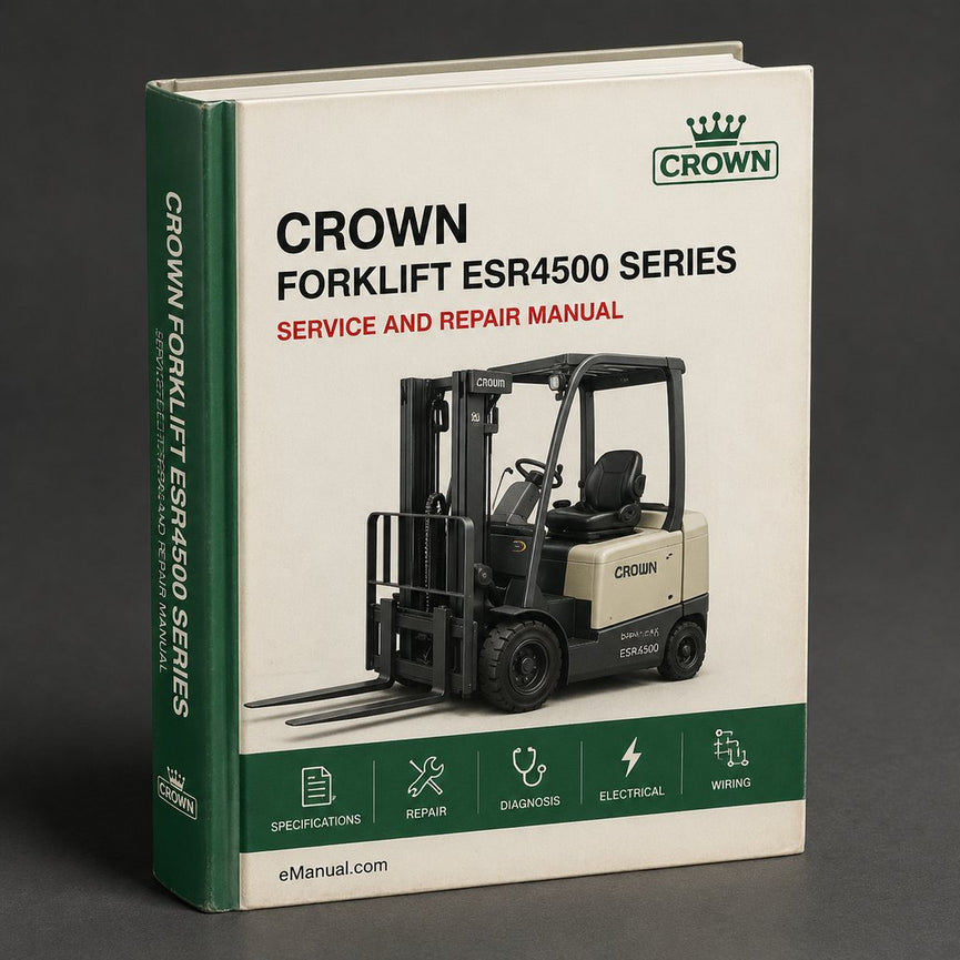 Crown Forklift ESR4500 Series Workshop Service Repair Manual Download PDF