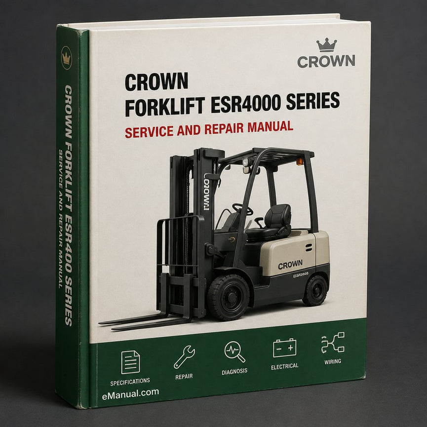 Crown Forklift ESR4000 Series Workshop Service Repair Manual Download PDF