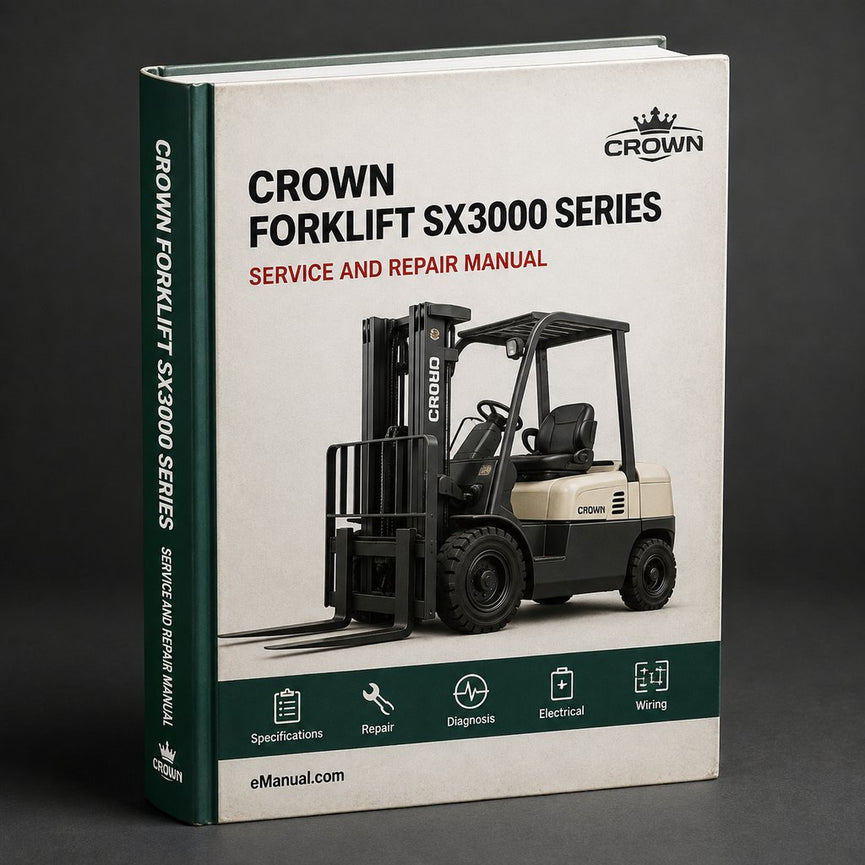 Crown Forklift SX3000 Series Parts Manual Download PDF