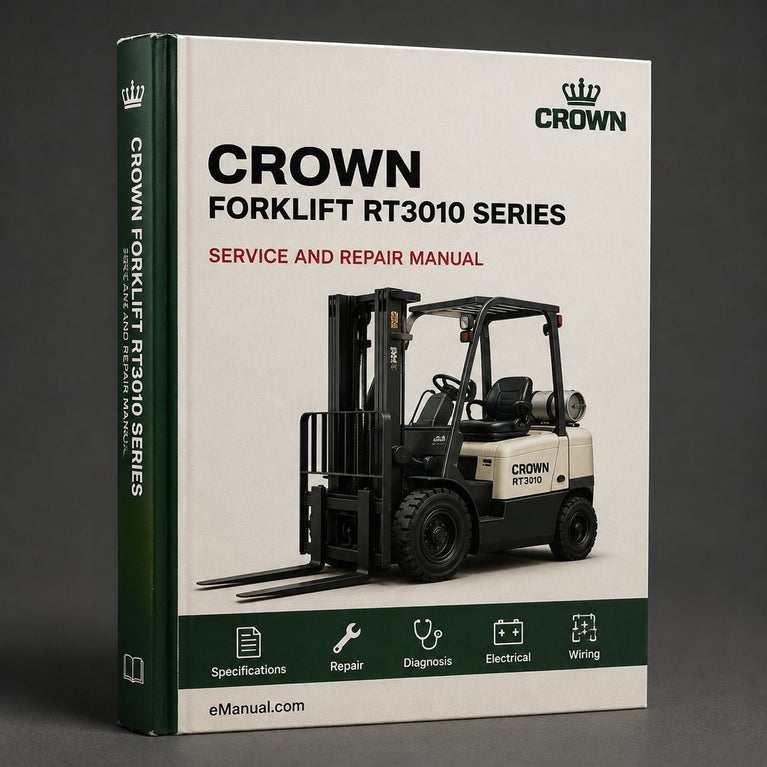 Crown Forklift RT3010 Series Parts Manual Download PDF