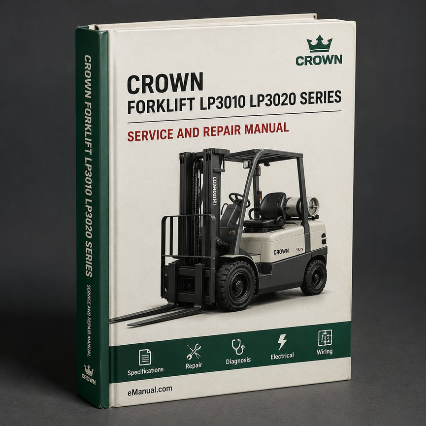 Crown Forklift LP3010 LP3020 Series Parts Manual Download PDF