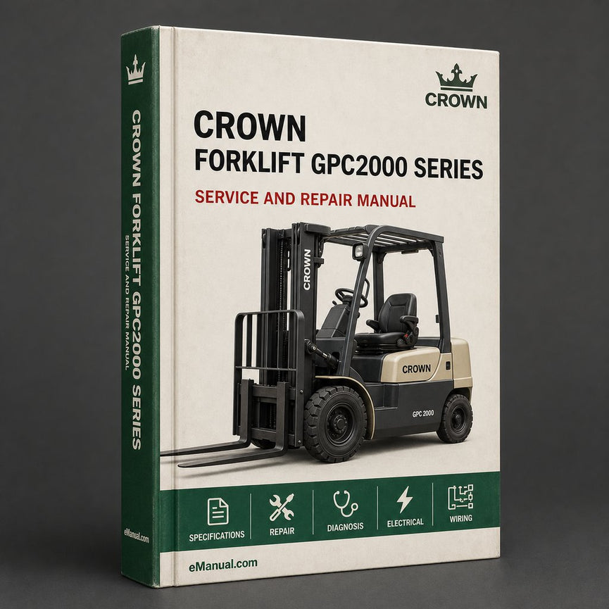 Crown Forklift GPC2000 Series Workshop Service Repair Manual Download PDF