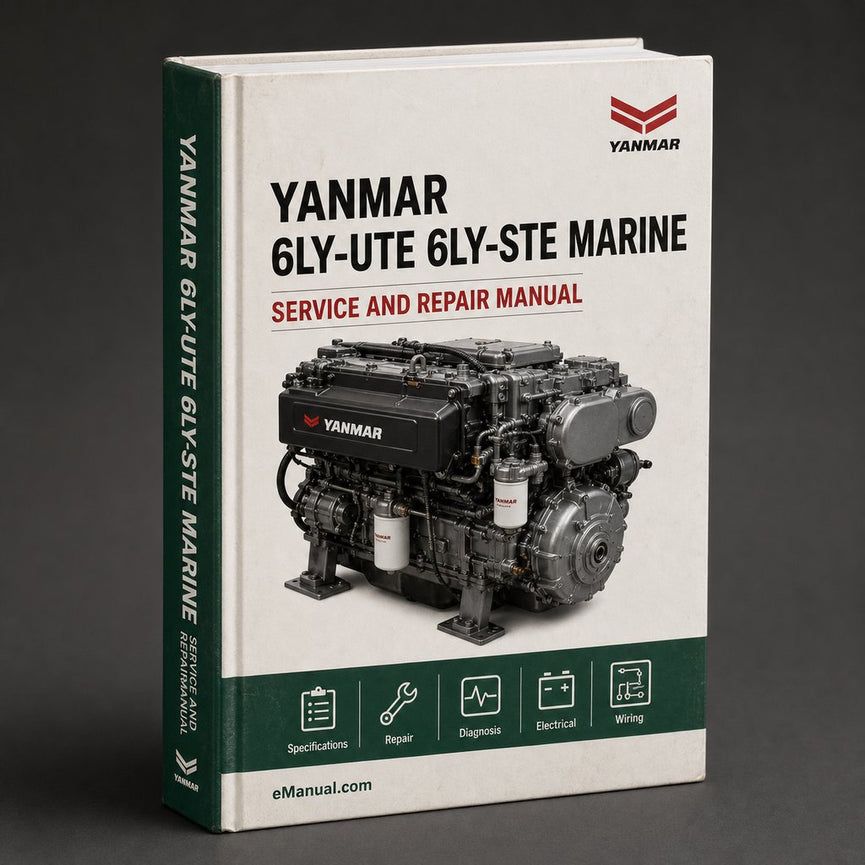 YANMAR 6LY(M)-UTE 6LY(M)-STE Marine DIESEL Engine Service Repair Manual Download PDF