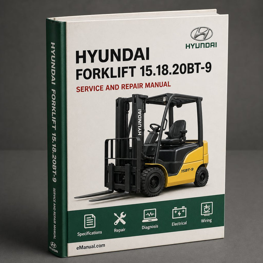 Hyundai Forklift 15.18.20BT-9 Service Repair Manual Download PDF