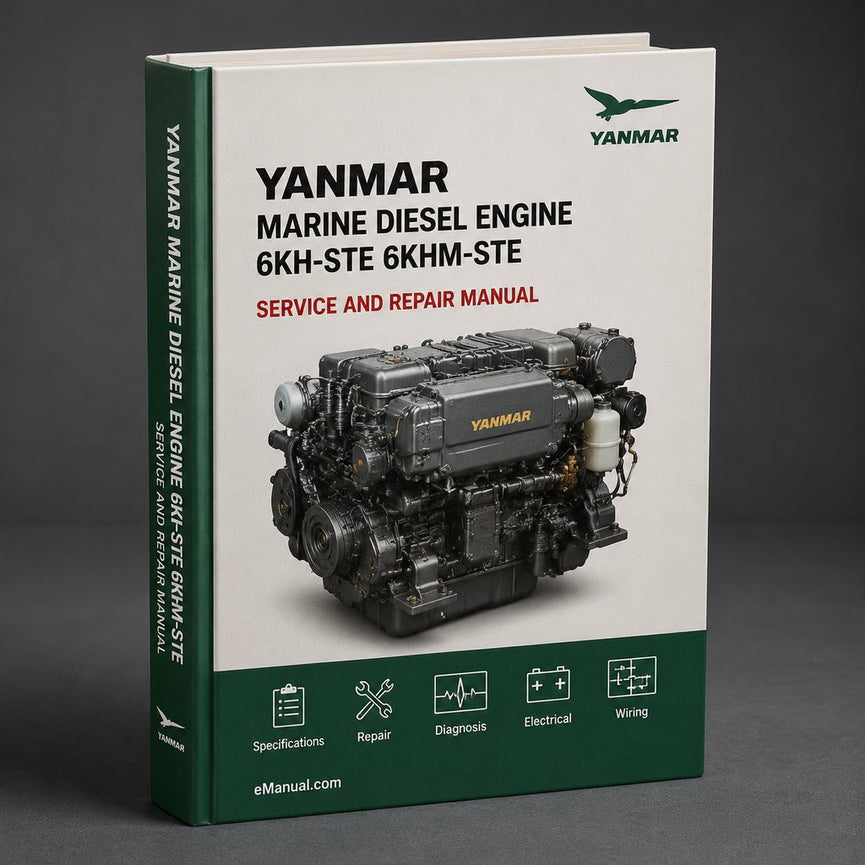 Yanmar Marine Diesel Engine 6KH-STE 6KHM-STE Service Repair Workshop Manual Download PDF