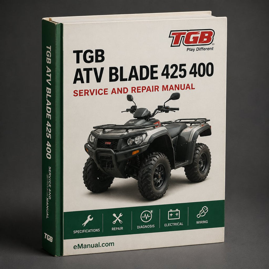 TGB ATV Blade 425 400 Service Repair Manual