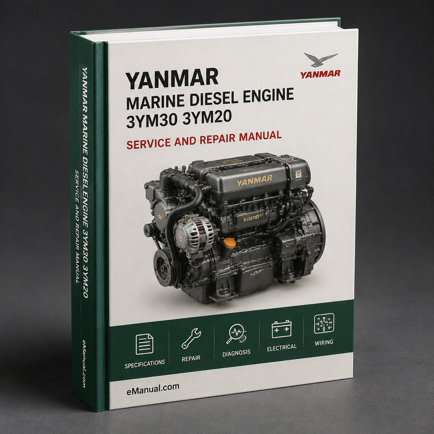 Yanmar Marine Diesel Engine 3YM30 3YM20 2YM15 Service Repair Workshop Manual Download PDF