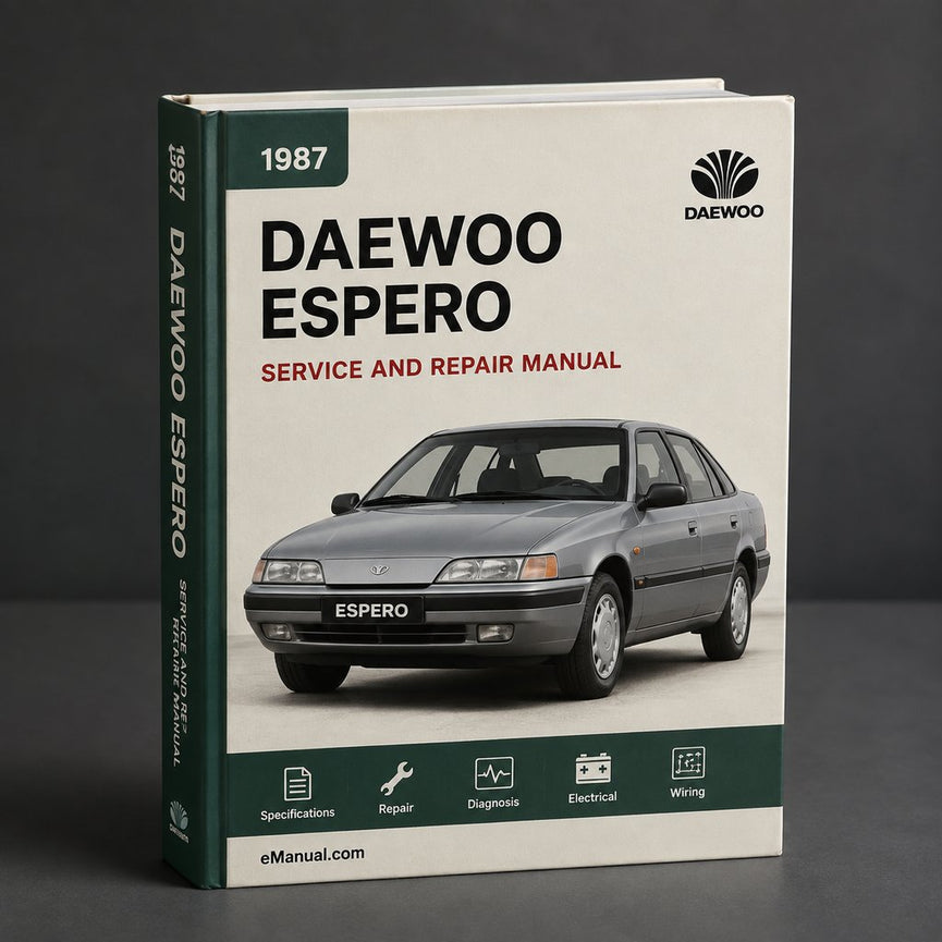 Daewoo Espero 1987-1998 Factory Service Repair Manual