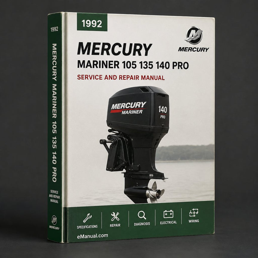 Mercury Mariner 105 135 140 Pro Max 1992-2000 Service Manual