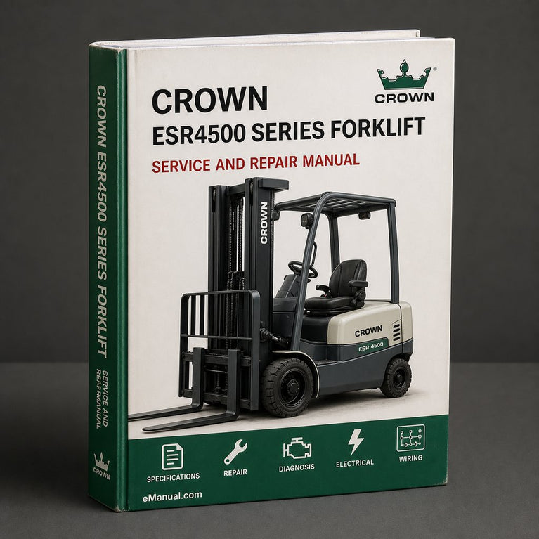 Crown ESR4500 Series Forklift Service Maintenance Manual