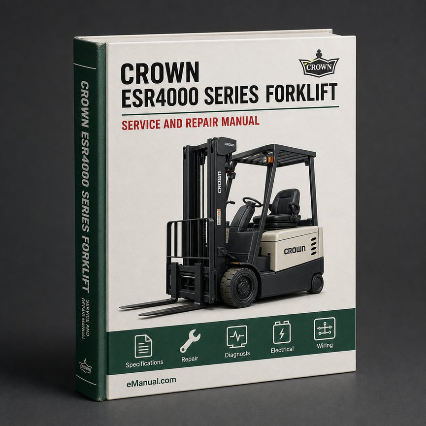 Crown ESR4000 Series Forklift Service Maintenance Manual