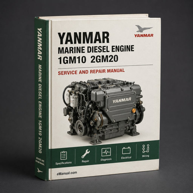Yanmar Marine Diesel Engine 1GM10 2GM20 3GM30 3HM35 Service Repair Manual Download PDF