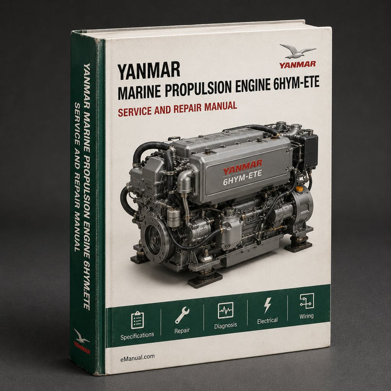 Yanmar Marine Propulsion Engine 6HYM-ETE Service Repair Manual Download PDF
