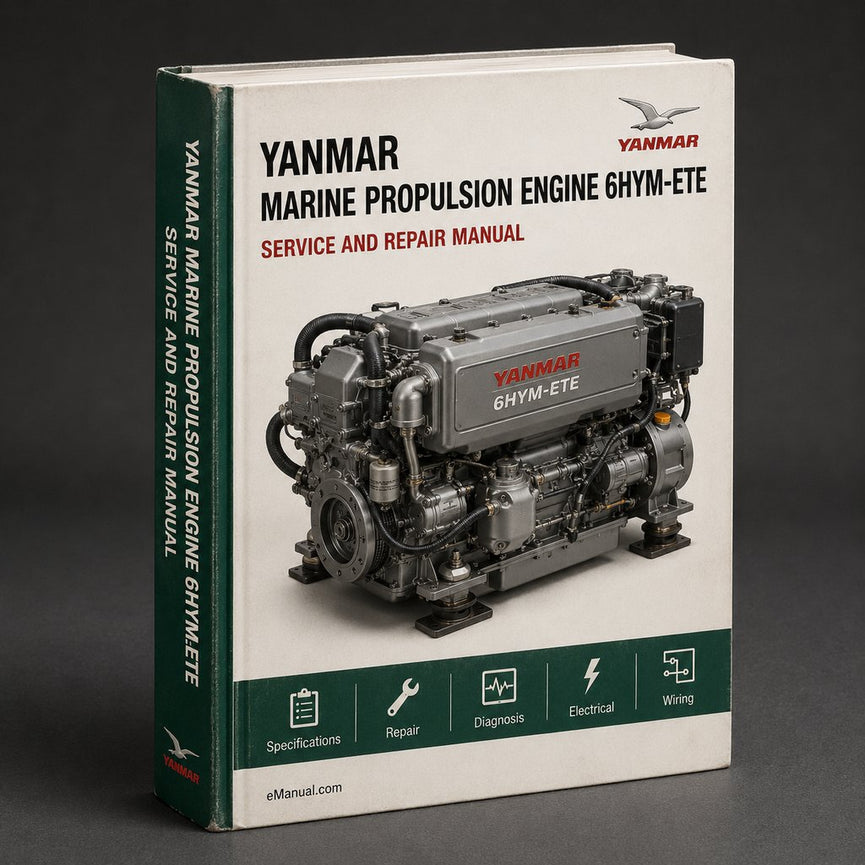 Yanmar Marine Propulsion Engine 6HYM-ETE Service Repair Manual Download PDF