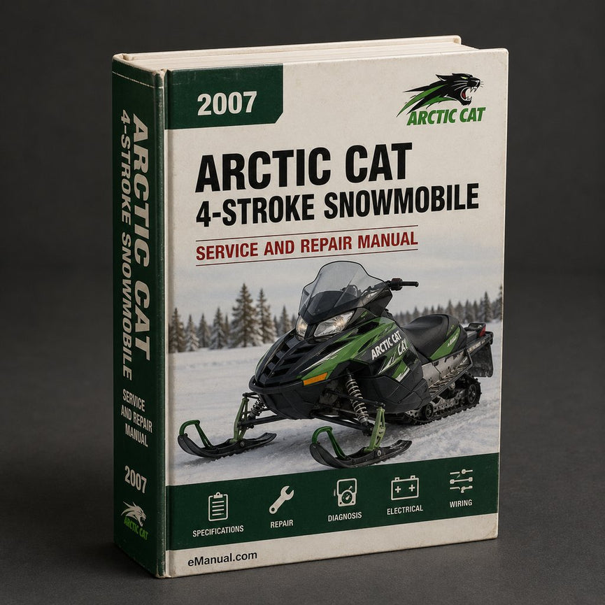 2007 Arctic Cat 4-Stroke Snowmobile Service Repair Workshop