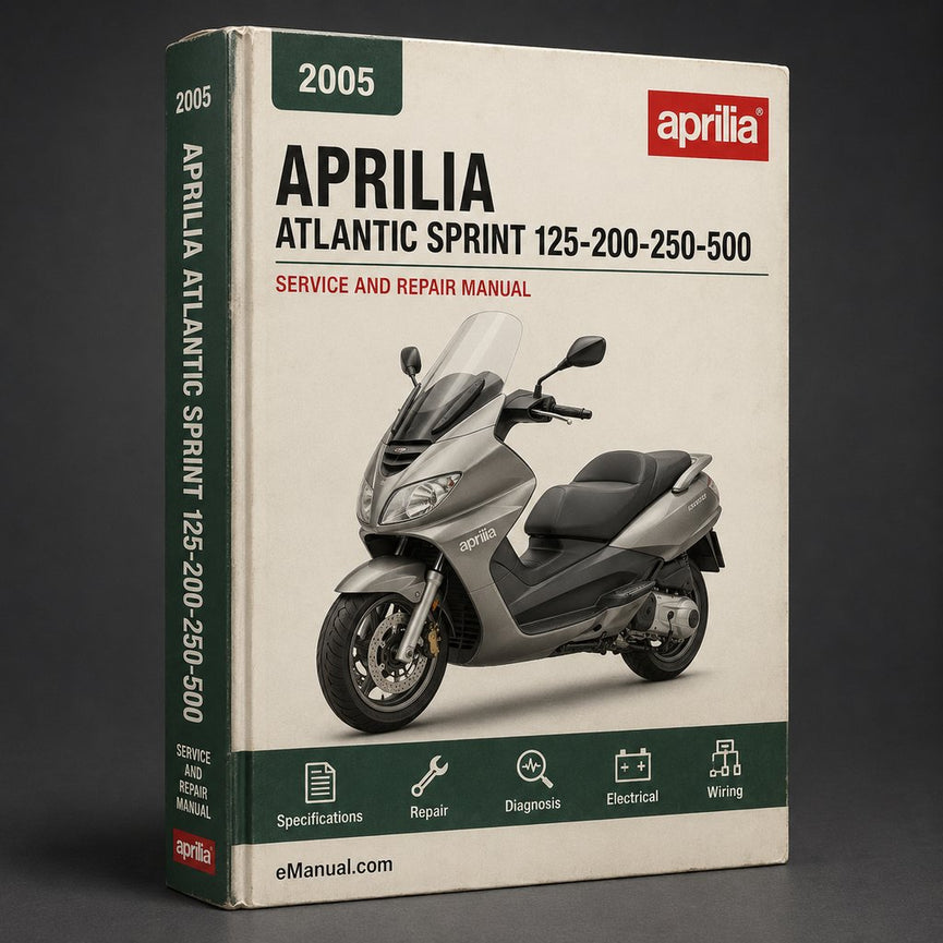 Aprilia Atlantic Sprint 125-200-250-500 2005-2006 Manual