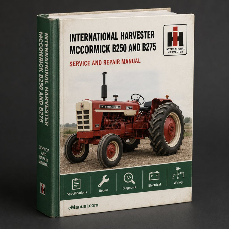 International Harvester McCormick B250 and B275 Parts Repair
