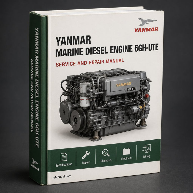 Yanmar Marine Diesel Engine 6GH-UTE Service Repair Manual