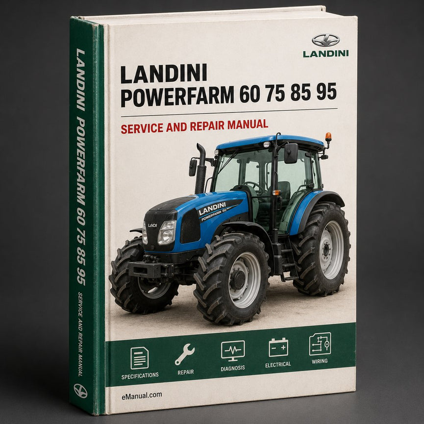 Landini PowerFarm 60 75 85 95 105 Tractor Workshop Service Repair Manual # 1 Download PDF