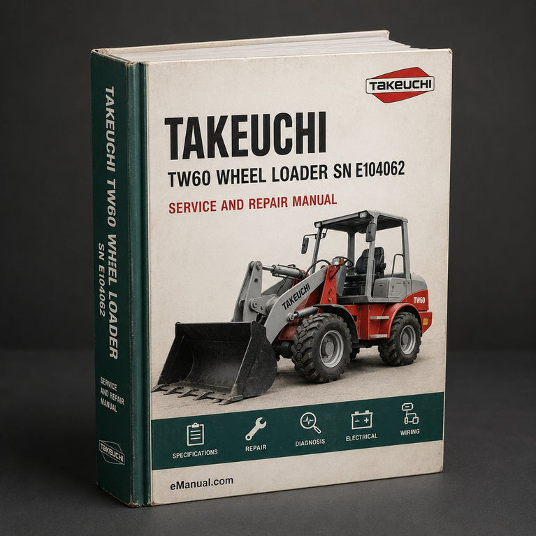 Takeuchi TW60 Wheel Loader Parts Manual Download (SN E104062 and up) PDF