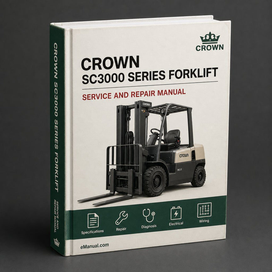 CROWN SC3000 Series Forklift Parts Manual