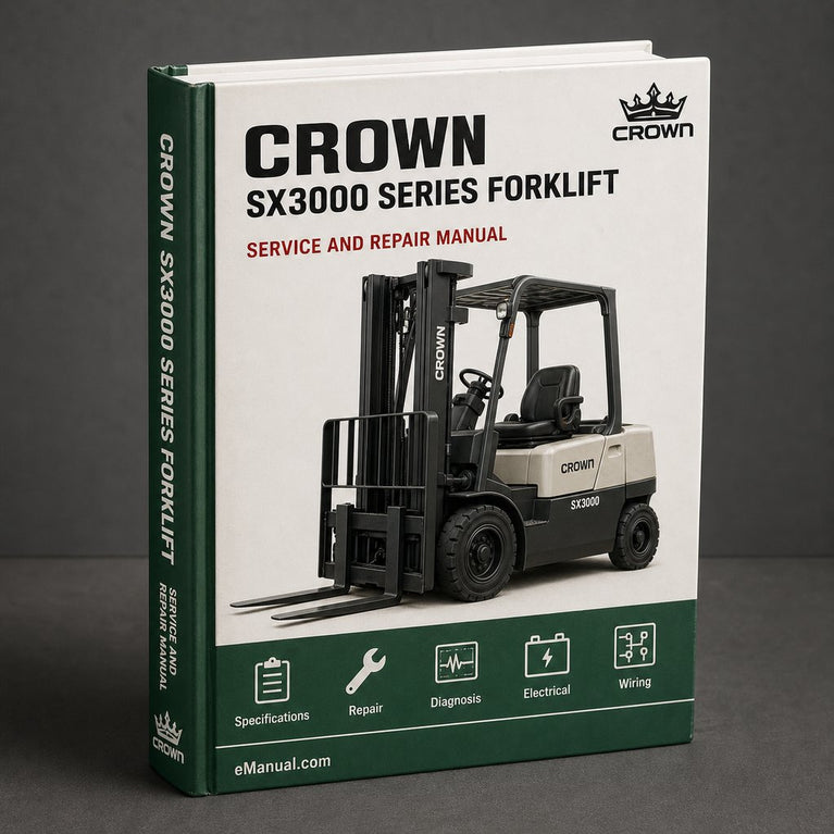 CROWN SX3000 Series Forklift Parts Manual