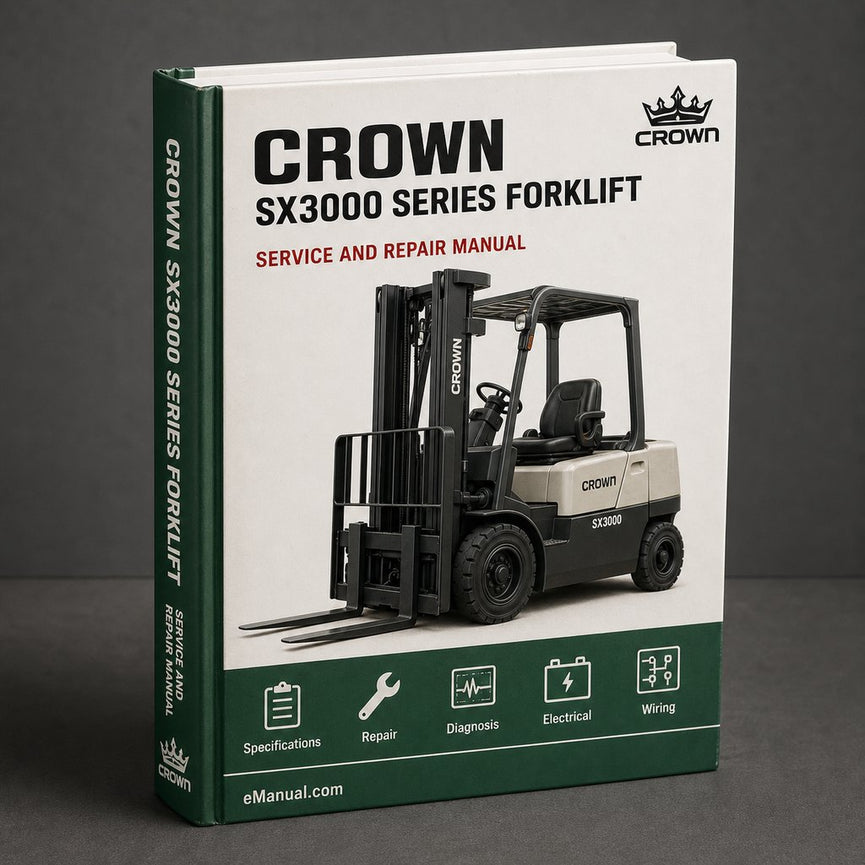 CROWN SX3000 Series Forklift Parts Manual