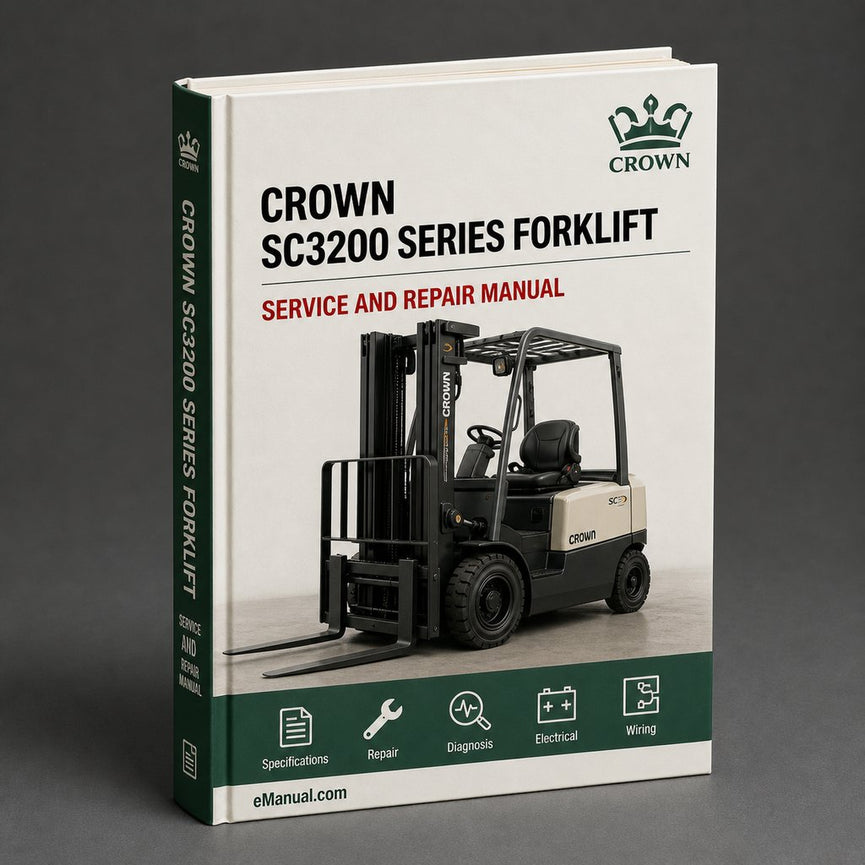 CROWN SC3200 Series Forklift Service Repair Manual