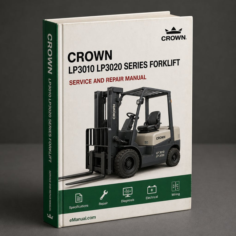 CROWN LP3010 LP3020 Series Forklift Service Repair Manual