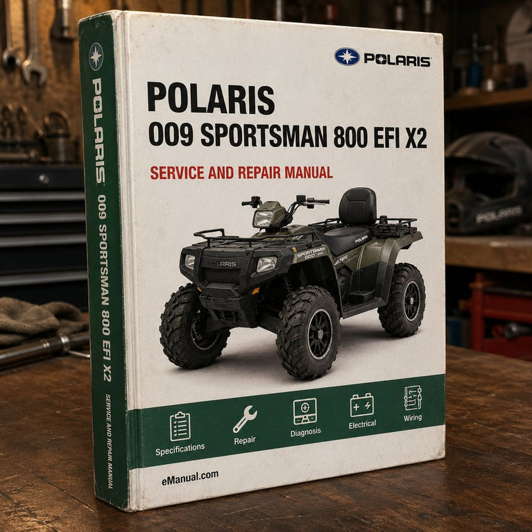 009 Polaris Sportsman 800 EFI X2 800 EFI Touring 800 EFI Factory Service Repair Manual