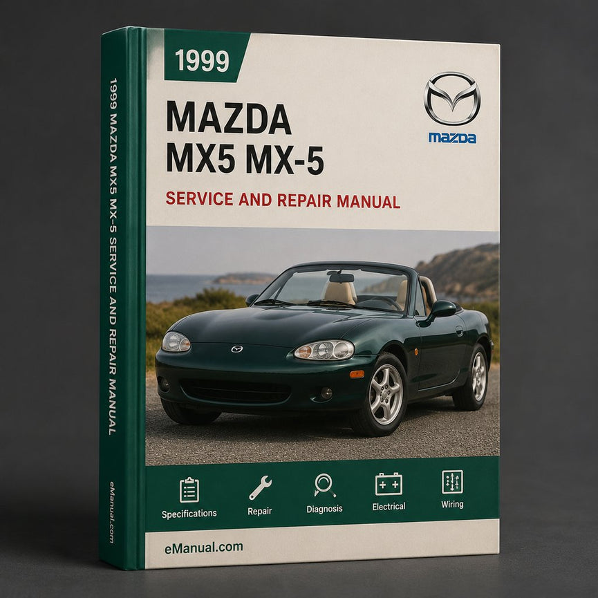 Mazda MX5 MX-5 1999-2002 Workshop Service Manual Repair